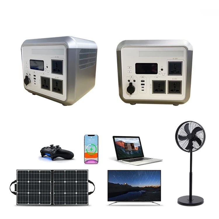 1200W 太陽電池 リチウム電池 パック 屋外ポータブルパワーバンク発電機