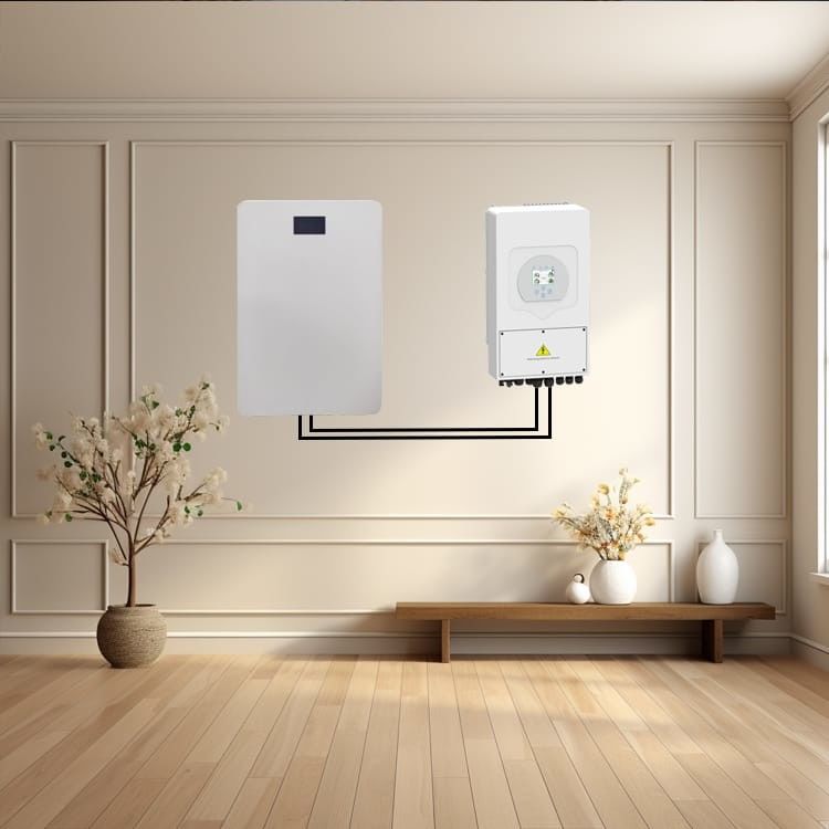 2.56kwh 壁掛け リチウム 鉄 リン酸電池 家庭用太陽光システム